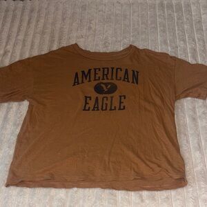 American Eagle Outfitters Brown T-Shirt